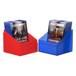 Deck Box Boulder 100 Cartes Bleu/Rouge