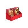 Deck Box Boulder Solid 100 Cartes Rouge