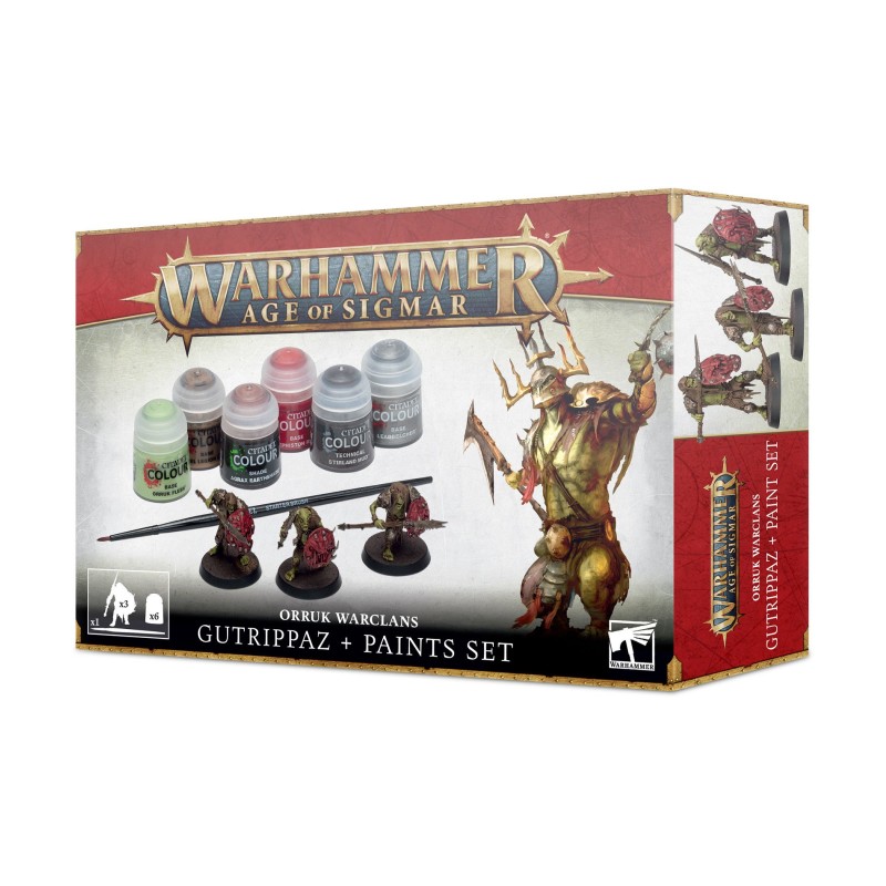 Gutrippaz + lot de peintures warhammer age of sigmar