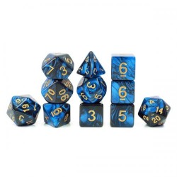 Lot de 11 dés – Fusion Bleu...